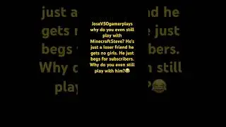 @JoseV50GamerYT why do you even still play with @MickeyDeezV he&rsquo;s just a loser.