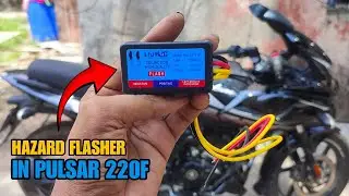 22 Patterns Hazard Flasher Installed On Pulsar 220F | Peter Vlogs Tamil