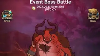 Seven Deadly Sins: Grand Cross Demonic Beast Gloom Boss Fight beating him with any team