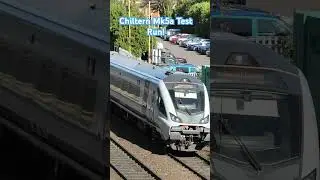 Mk5a TEST Run for Chiltern Railways with 68032 pushing! #locos #railways #shorts