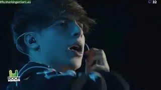 #Rusherking cantando “Yo se que tu” en vivo