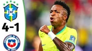 Brazil vs Chile 4-1 All Goals & Highlights - 2025 