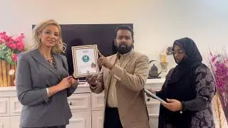 Ms Alina from Europe getting welcomed to IAGC with a Privilege Membership