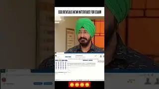 SSC Reveals new interface for exam😏 || SSC vendor change 🧐 || SSC CGL vendor change meme #shorts