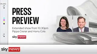 The Press Preview - a first look at Monday's headlines