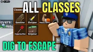 КАК РАЗБЛОКИРОВАТЬ ВСЕ КЛАССЫ В DIG TO ESCAPE! - Roblox