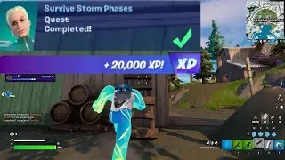 Survive Storm Phases Fortnite