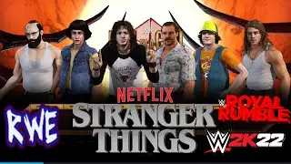 Stranger Things Royal Rumble WWE 2k22 Netflix