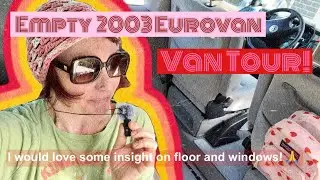 2003 Eurovan Empty Van Tour. Ready to Convert!