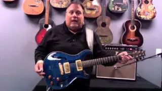 GARRETT PARK GUITARS - 2008 PRS Hollowbody I (Blue Matteo)