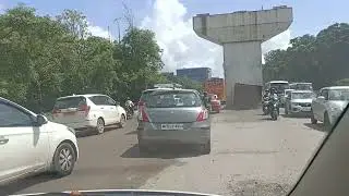 GOA BREAKING NEWS : VERY HEAVY TRAFFIC JAM IN PORVORIM , DUE TO ON GOING FLYOVER WORK
