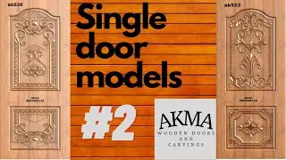 Modern Wood Carving models for Single doors/ Latest main door designs |Entrance Door models | #2