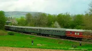 Gro&szlig;e Oberschwabenrundfahrt der Eisenbahnfreunde Zollernbahn mit DR Reko 01 519 und DR Altbau 01 066