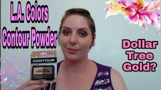 L.A. Colors Contour Powder, First Impression: Dollar Tree Gold?