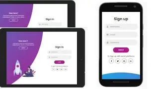 login & signup animation page in html | attractive layout page design |latest technology | part 02