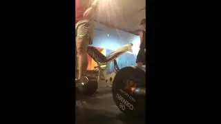 110 lb dumbell press | @NicholasHutton.Fit | Mid City Gym , NYC