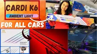 Cardi K6 Ambient light for All Cars ✅🚗Which One K4 / K6 ?🤔 #cardik6 #caroxygen #ambientlighting