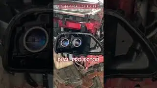 MG Hector Bi LED Double Projector #shorts #mghector// Headlight upgrade