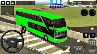 Euro Coach Bus Realistic Driving In Transport Game - 2025 Indonesia Bus Simulator - Android Gameplay