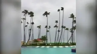 HURRICANE IRMA. Before the impact of the elements.