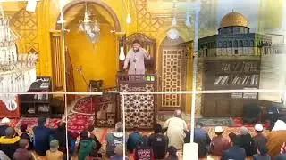 نصرةً لبيت المقدس خطبة بعنوان: (القدس دِيسَ عفافُها) للشيخ شريح الحمصي، في مدينة أريحا(جامع سالم).