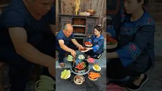 #Traditional Chinese food #  remote village #going deep for Chinese food in Xiangxi Hunan, China