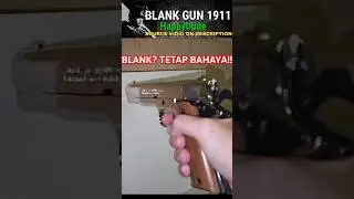 Blank Gun 1911 jika ditembakkan dengan jarak 0 meter ❗💥🤯
