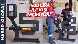 Faturanın Alevini D&uuml;ş&uuml;recek &Ccedil;&ouml;z&uuml;m! T&uuml;rk Ustanın Tasarımı Tasarruflu Soba