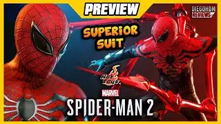 Hot Toys SPIDER-MAN 2 Superior Suit Preview