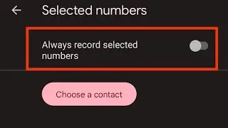 How to enable always record selected numbers mode in PocoX3 Pro.