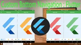 Flutter Tutorial : Custom Bottom Navigation Bar Implementation With Animation.
