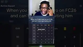 When you finally beat bro on FC26 & can&rsquo;t stop rage baiting him #fc26 #shorts