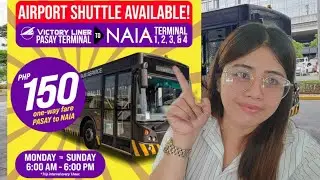 UBE EXPRESS SCHEDULE NAIA TRANSPORT  | P2P BUS SERVICE MAY 21, 2025 UPDATE