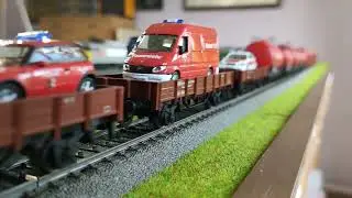 M&auml;rklin E52 + NS Cargo Digital + Complete Firemen set analog