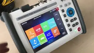 8000MAX OTDR Measures Fiber Splitter in 3 Wavelength 1310nm 1550nm 1625nm Video Demo