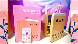 Kawaii Mini fridge (boba edition )