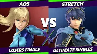 S@X 459 Losers Finals - AoS (ZSS) Vs. Stretch (Marth) Smash Ultimate - SSBU