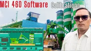 Batching Plant MCI 460 software calibration load cell scale cement #mci #calibration @sunilplant