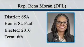 Informational interview with Rep. Rena Moran (DFL-St. Paul)