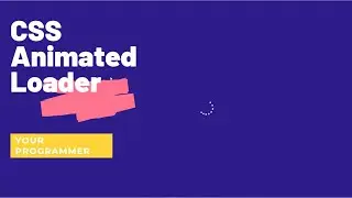 Animated CSS Loader 2021 | Ring Loader | HTML & CSS Tutorials for Beginners