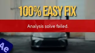 Быстрое исправление ошибки &laquo;Сбой анализа&raquo; в After Effects
