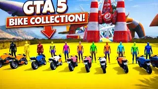 GTA 5 Bike Collection Challenge 🚲 | Kaun Si Best Hai? Spider-Man wala game 