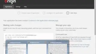 7   Custom Instant App Entry for OpenShift Origin and Environment Variables