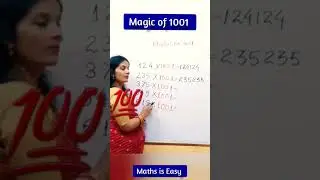 Magic of 1001 | Maths Tricks #shorts #youtubeshorts #trending #fun #ashortaday #viral #math #maths