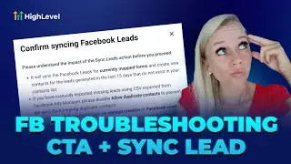 How to Use the New Sync Leads and Troubleshoot Features Under Facebook Integrations