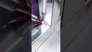 Bodor Laser Welding Stainless Steel Square Tube #bodorlaser #laserweldingmachine  #lasercutting