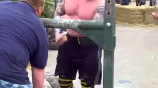 Nathan Llewellyn 120kg atlas stone over 48' yoke (last 2 reps of 9)