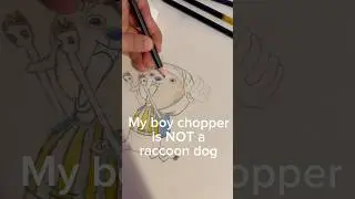 Drawing CHOPPER from  One Piece #onepiece #art