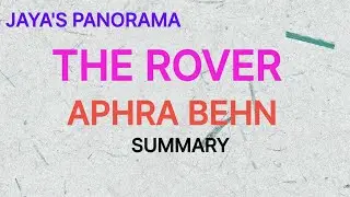 THE ROVER BY  APHRA BEHN SUMMARY