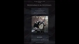 WEISS & BACH IN DEN HAAG! ZONDAG 23.02.2025, 19.00, BARTHKAPEL, Brouwersgracht 2K, 2512 ER Den Haag